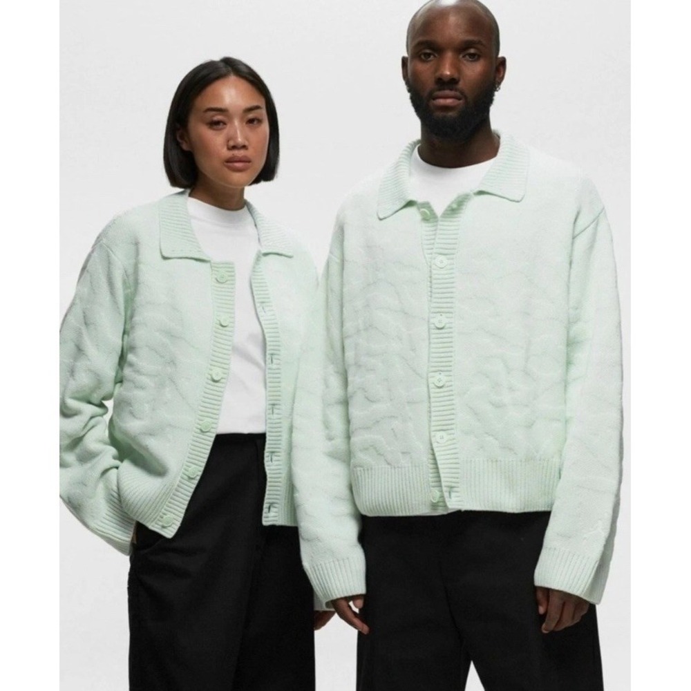 Nike Jordan X J Balvin Cropped Sweater Mint Green Men's Size Large L - $300 MSRP